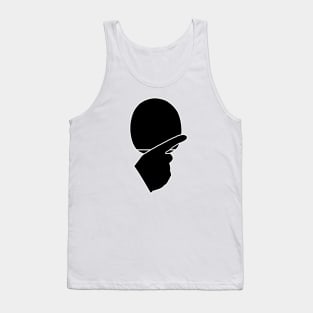 Table tennis player hand holding racket Tank Top